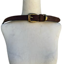 Switch Brown Genuine Leather Belt XL Brass Buckle Classic Casual Western Made Guatemala 3 image