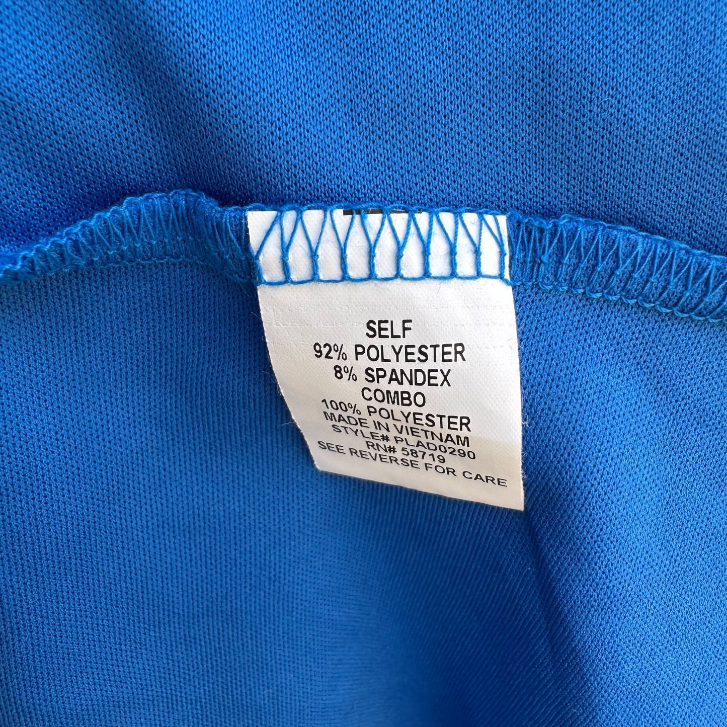 NY Collection Boho Lace Royal Blue Bell Sleeve V-Neck Flutter Hem Lined Dress PM