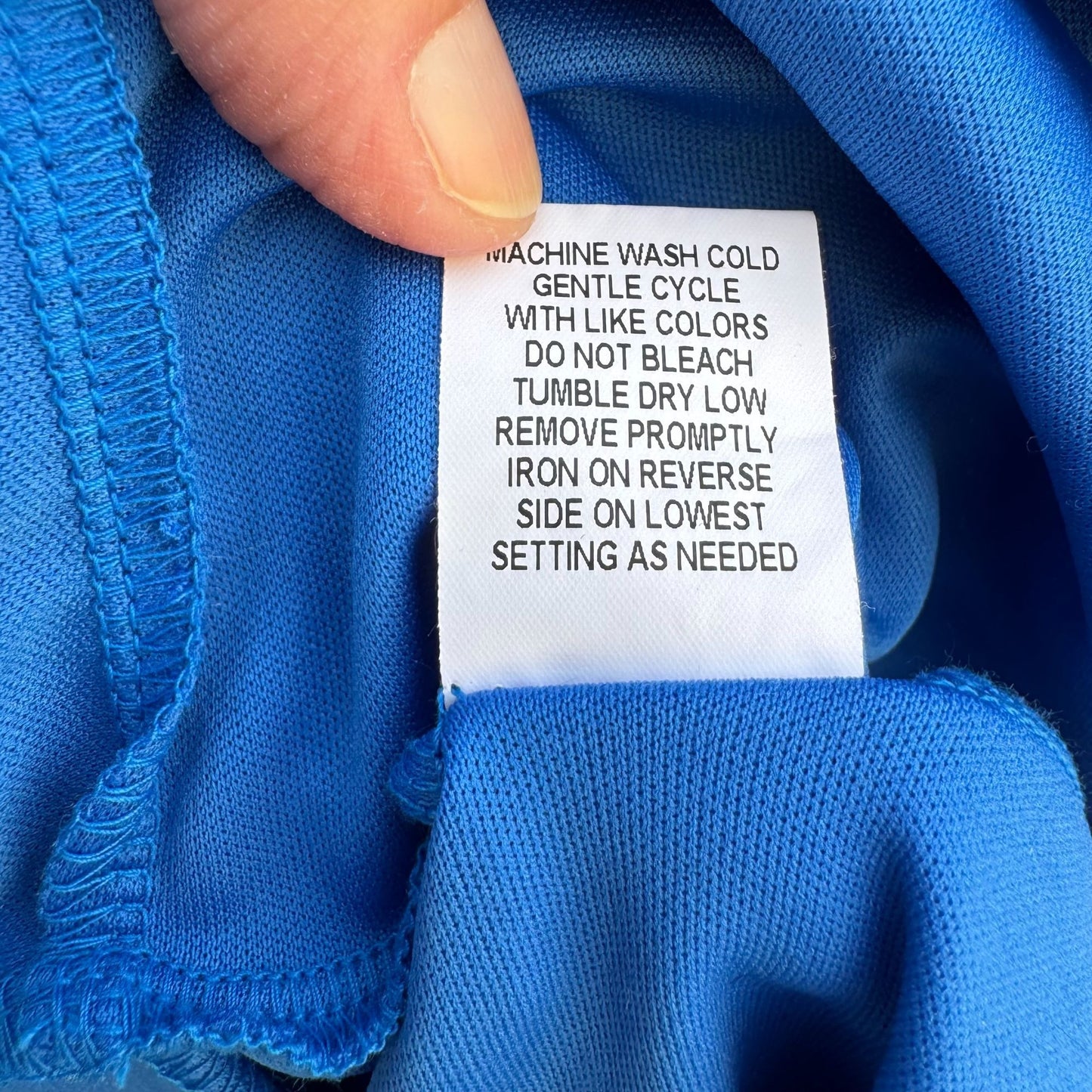 NY Collection Boho Lace Royal Blue Bell Sleeve V-Neck Flutter Hem Lined Dress PM