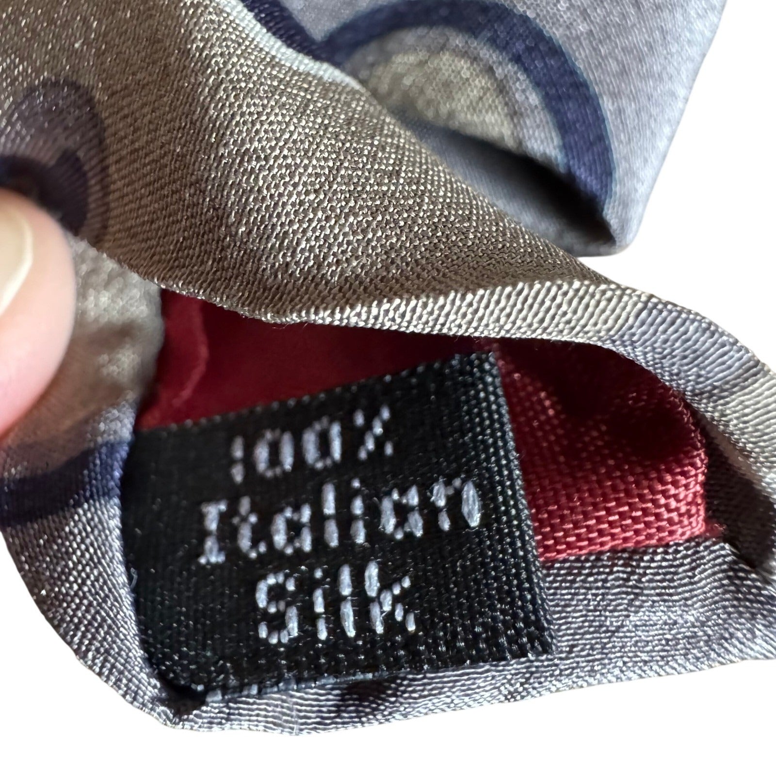 Don Loper Beverly Hills Vintage Italian Silk Necktie Navy Floral Dandy Mad Men