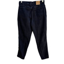 Switch Lee Riveted Womens Vintage Black Relaxed Fit High Waist Tapered Leg Mom Jeans 14 2 image