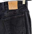 Switch Lee Riveted Womens Vintage Black Relaxed Fit High Waist Tapered Leg Mom Jeans 14 3 image
