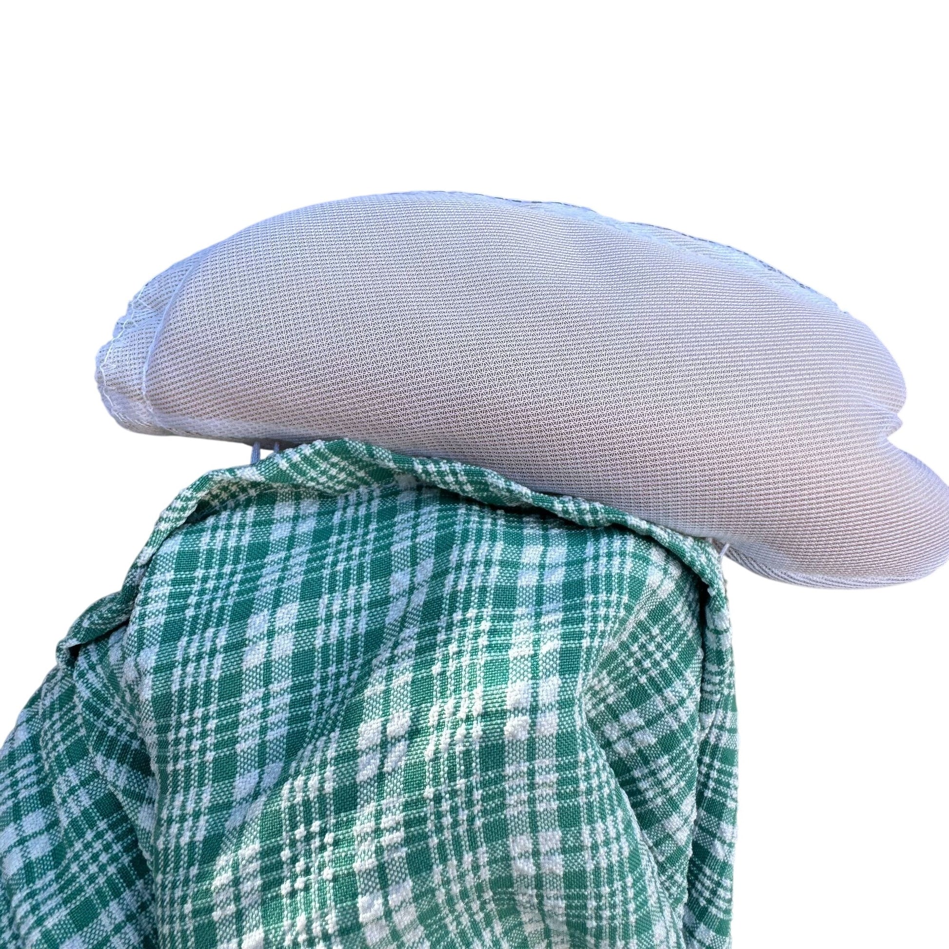 Alfred Dunner Vintage 24W Green Plaid Seersucker Preppy Button-Up Light Jacket