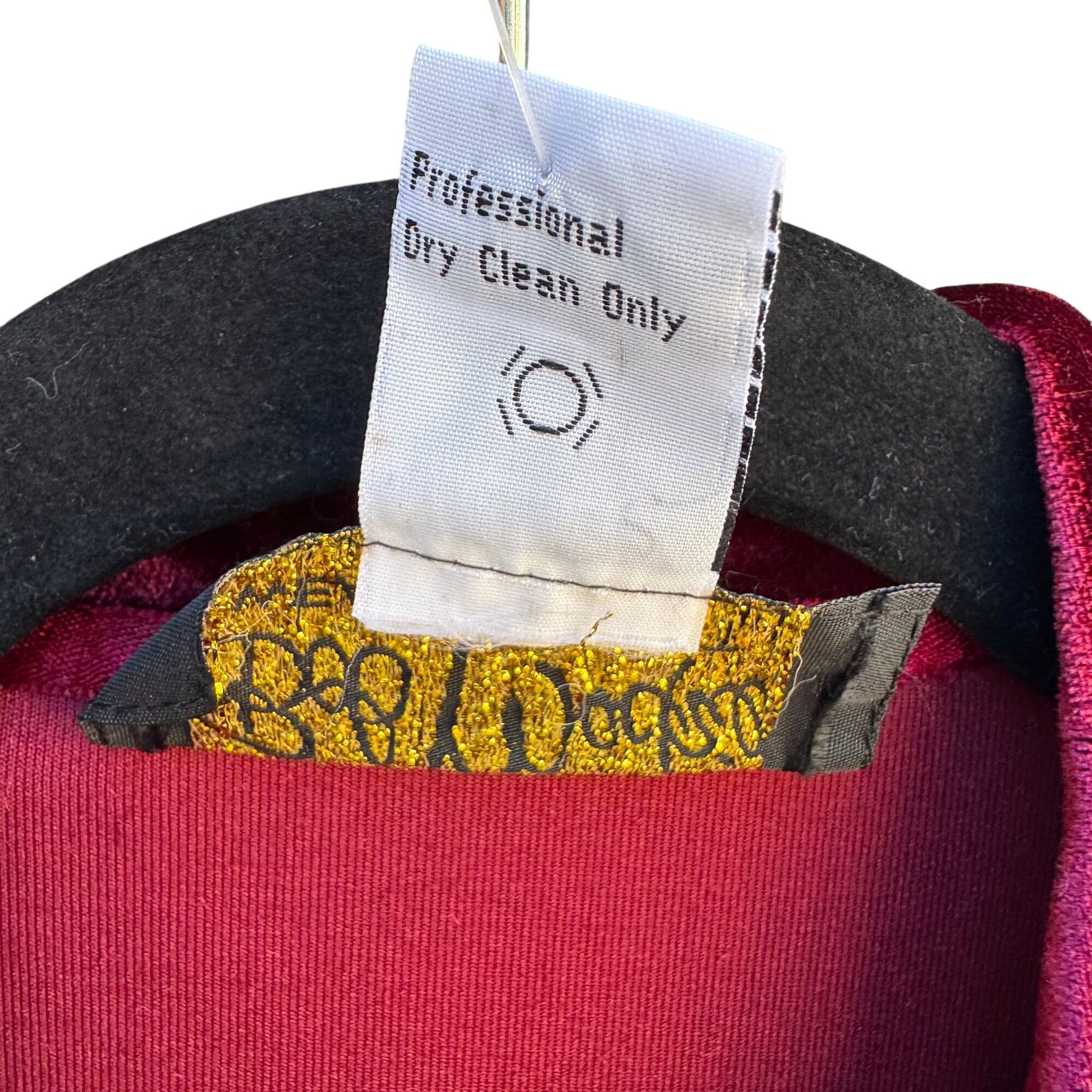 Bob Mackie Wearable Art Vintage Burgundy Embroidered Grape Velvet Jacket New S