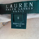 Switch Lauren Ralph Lauren Glam Gold Sequin Ruched V-Neck Cocktail Party Dress Womens 6 2 image