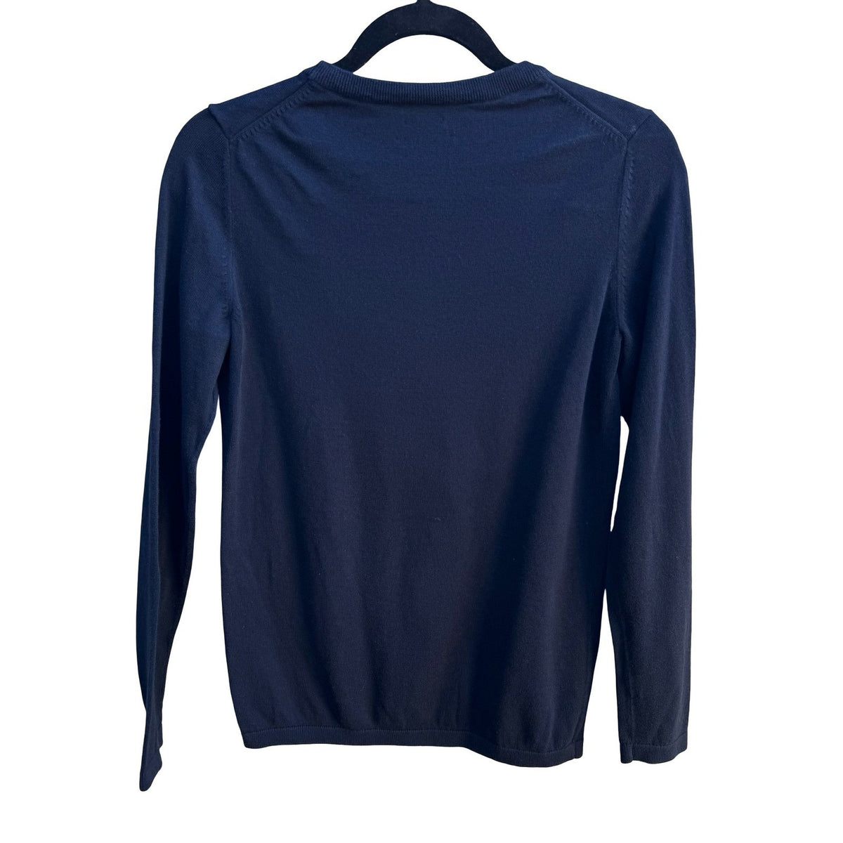 Tommy Hilfiger Nautical Pima Cotton Preppy Coastal Anchor Yacht Sweater Navy M