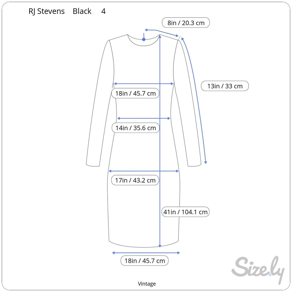 RJ Stevens Vintage 80s Black Floral Lace Collar Tiered Skirt Womens Dress 4