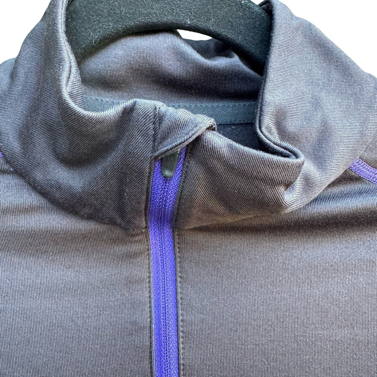 Helly Hansen 1/4 Zip Gorpcore Ski Reflective Performance Base Layer Top Grey S