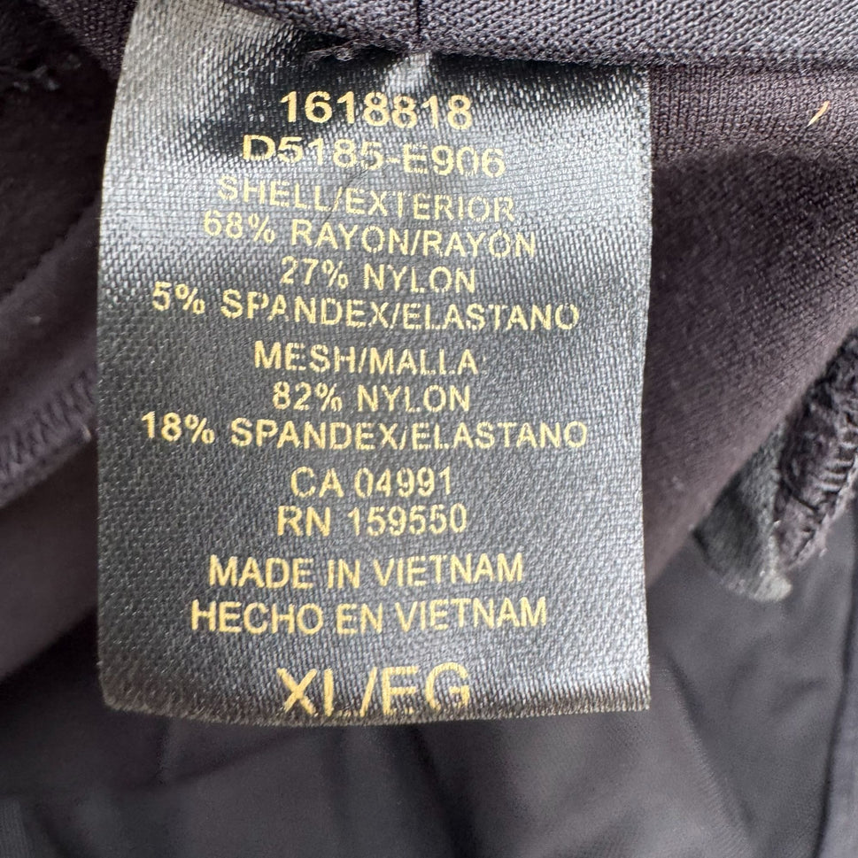 Dalia Womens 2 Black 1 Gray Stretch Slim Fit Pocket Ankle Pant Set of 3 Pants XL