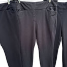 Switch Dalia Womens 2 Black 1 Gray Stretch Slim Fit Pocket Ankle Pant Set of 3 Pants XL 3 image
