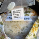 Switch Eileen Dale Vintage New Floral Print 3/4 Sleeve Roll Cuff Stretch Shirt Blouse 10 3 image