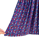 Switch Bethany Vintage Women&#39;s Boho Cottage Pleated Abstract Print Flowy Midi Skirt XS 2 image