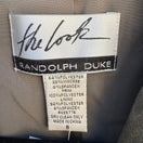 Switch Randolph Duke The Look Olive Green Faux Suede Trim Belted Blazer Jacket 8 NWT 2 image