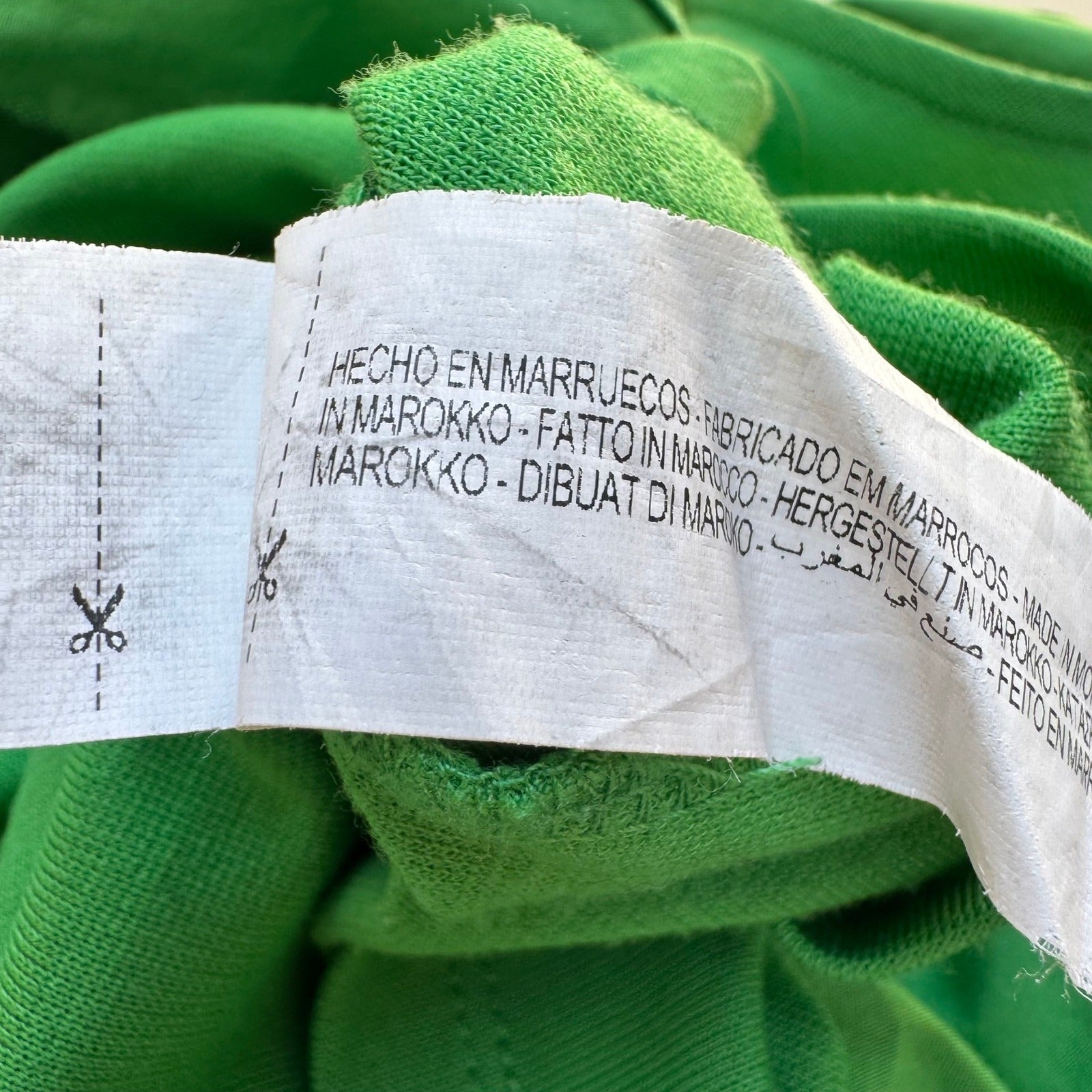 Zara Avant Garde Ruffle Puff Statement Sleeve Cocktail Bodycon Dress Green S