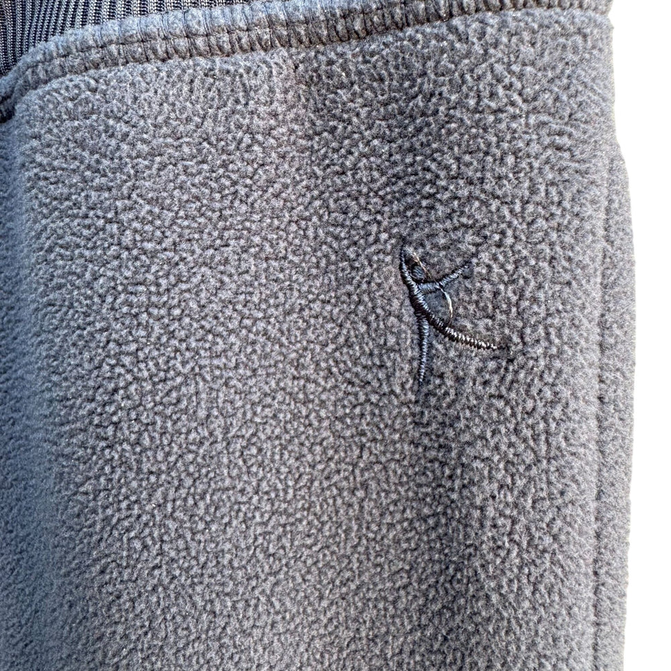 Danskin Now Womens Gray Fleece Elastic Waist Athletic Workout Capri Pants L/G