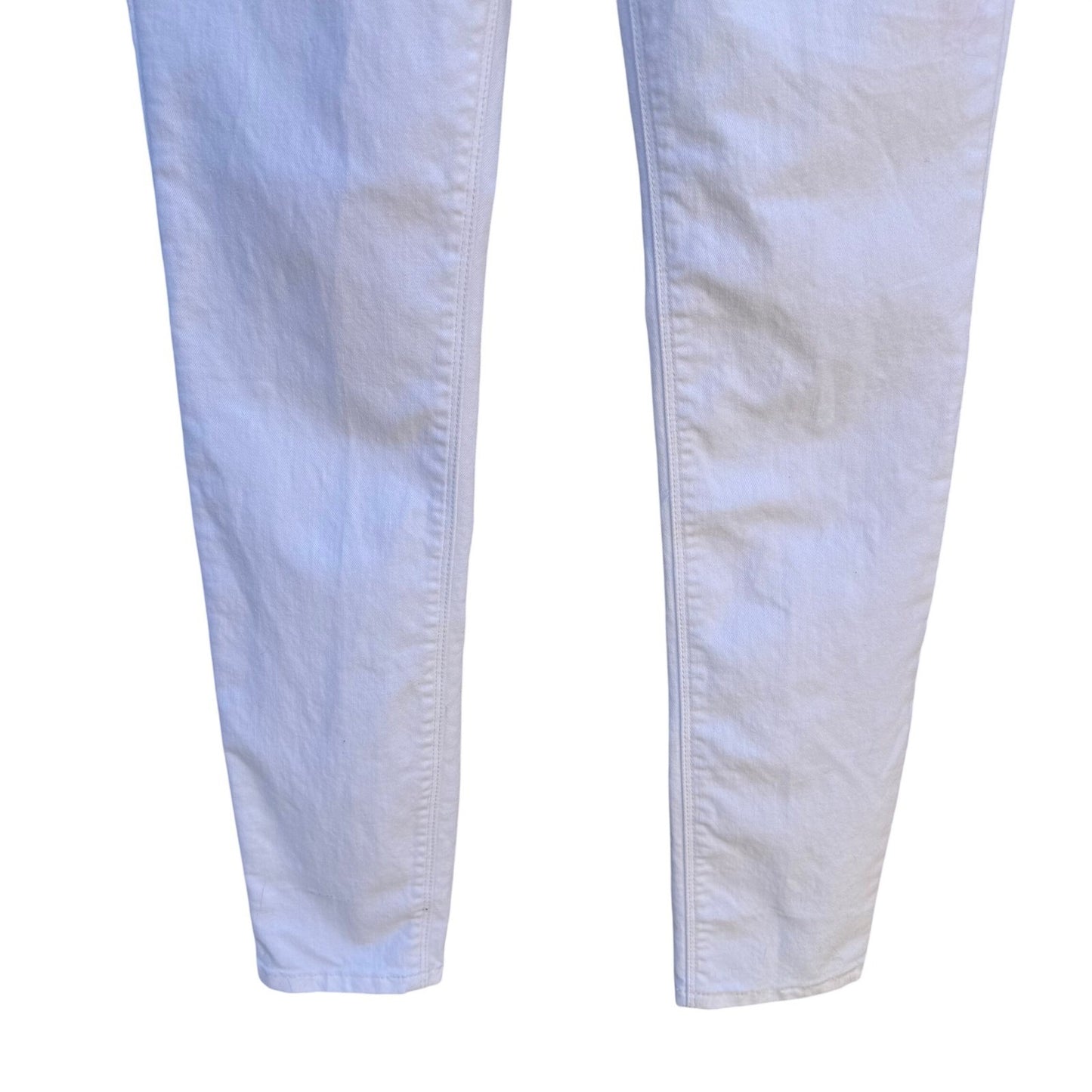 G by Giuliana Alice Through the Looking Glass White Heart Skinny Jeans Size 6