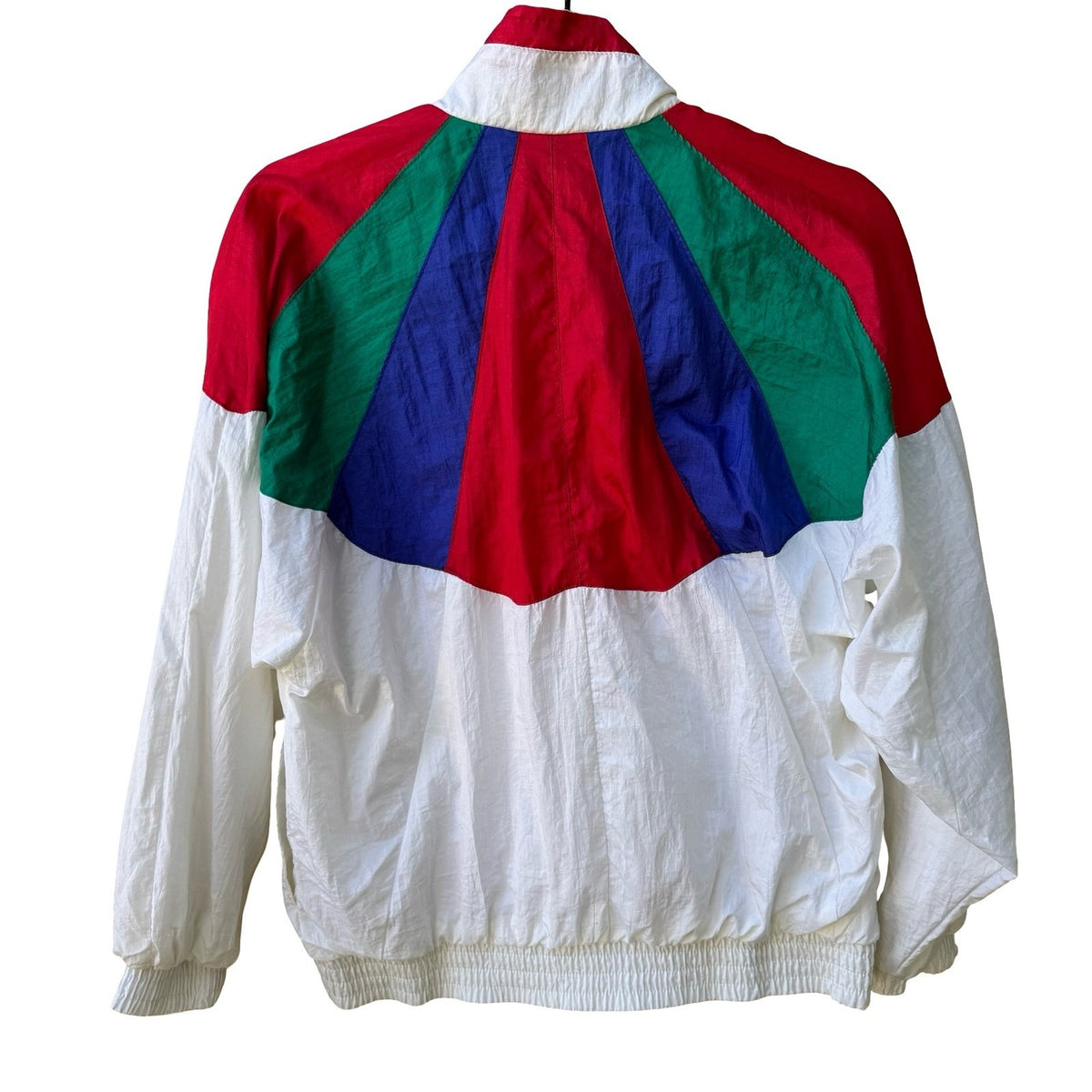 Sunterra Vintage 80s 90s Athleisure Colorblock Sunburst Windbreaker Jacket S