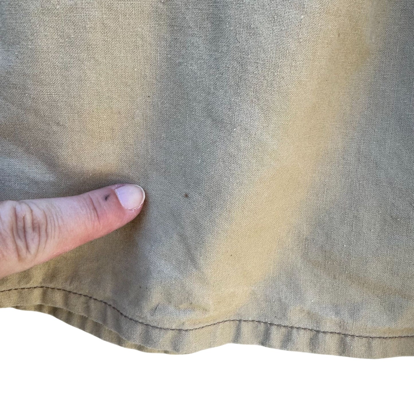 Pseudonyms Vintage Womens Long-Sleeve Snap Closure Beige Flap Pockets Jacket L