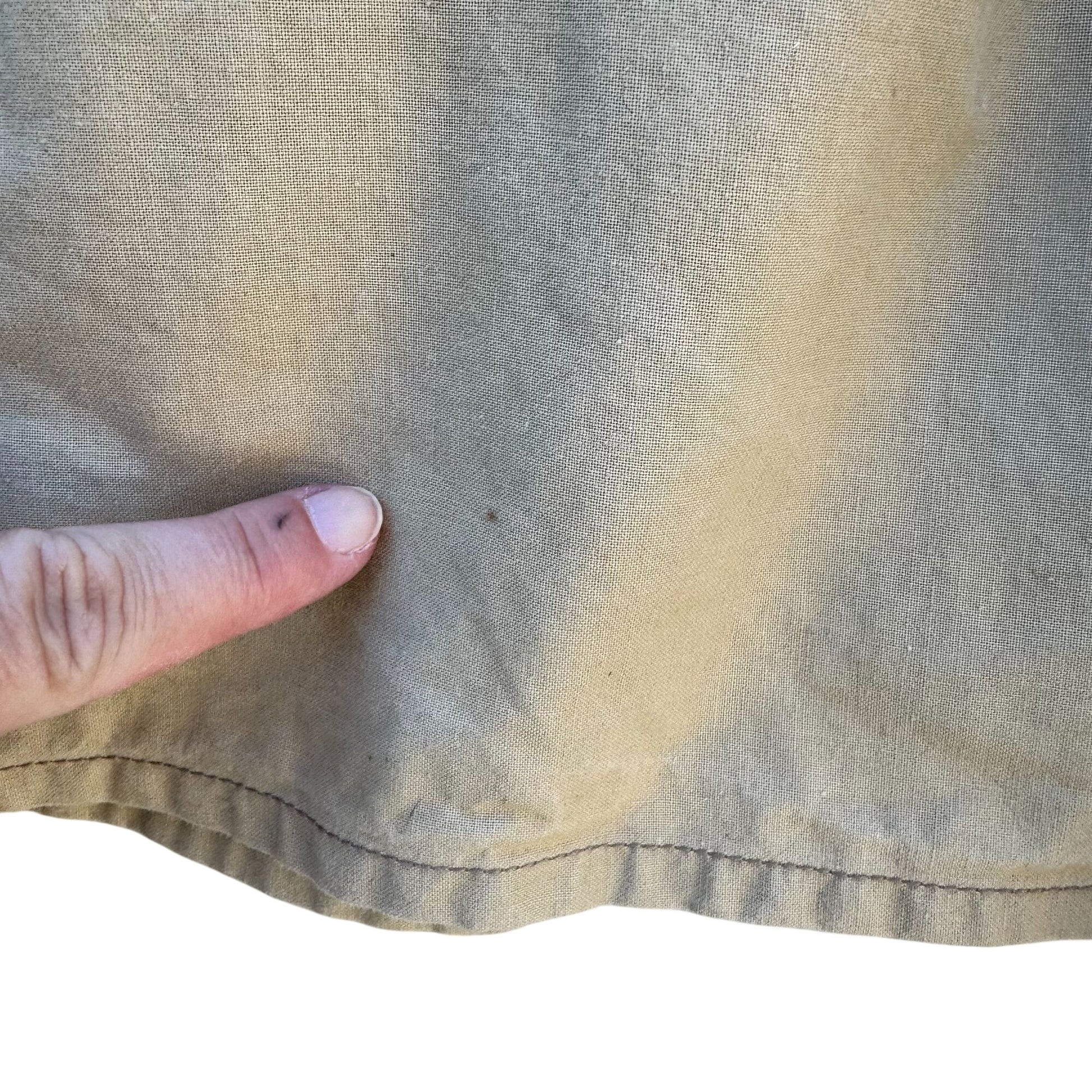 Pseudonyms Vintage Womens Long-Sleeve Snap Closure Beige Flap Pockets Jacket L