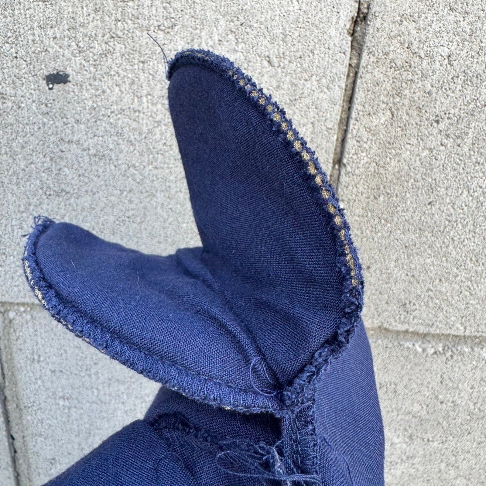 Mirrors Vintage 80s Navy Cropped Blazer Jacket Star Buttons Nautical Womens S