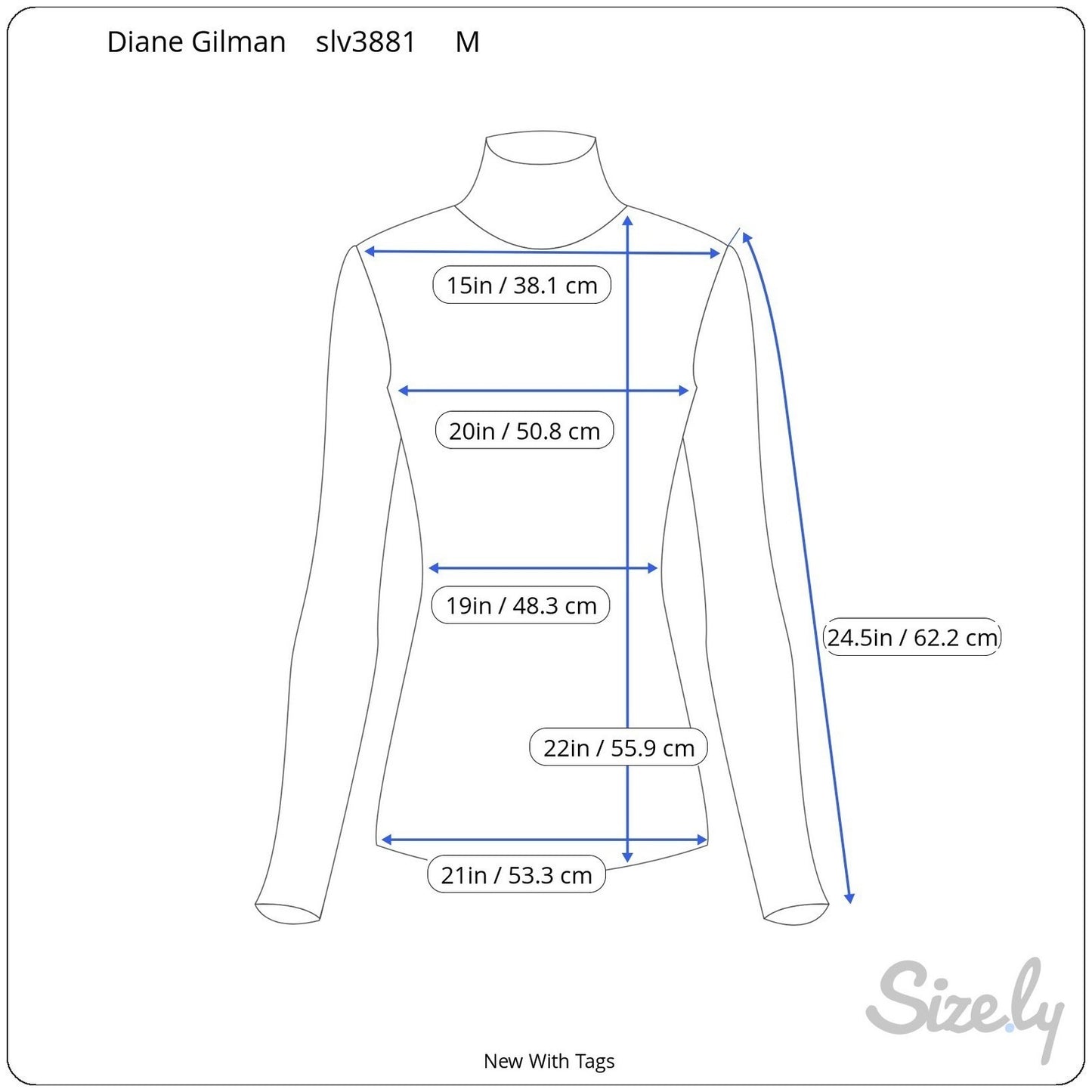 Diane Gilman DG2 Womens Metallic Black Cowl Neck Long Sleeve Stretch Top M NEW