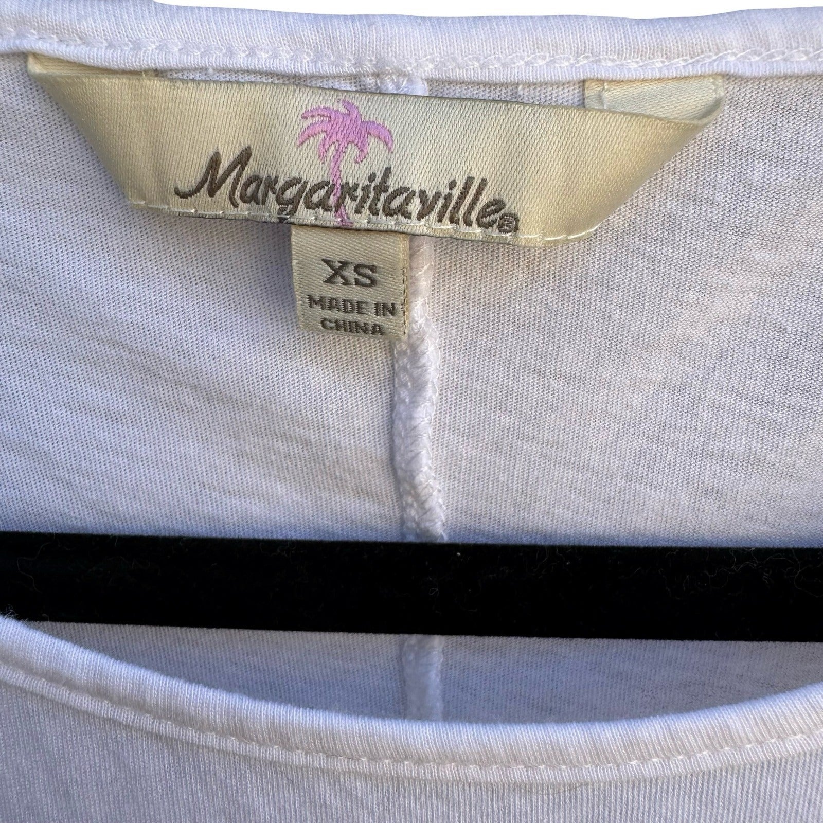 Margaritaville Island Time State of Mind Graphic T-Shirt White XS Relaxed Fit