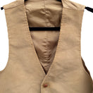 Switch Sears The Corduroy Collection Vintage Tan Waistcoat Vest Mens 40R Leather Button 3 image