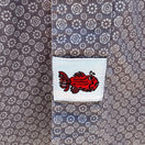 Switch Jerry Garcia Mens L Grey Geometric Medallion Button Down Shirt Grateful Dead 3 image