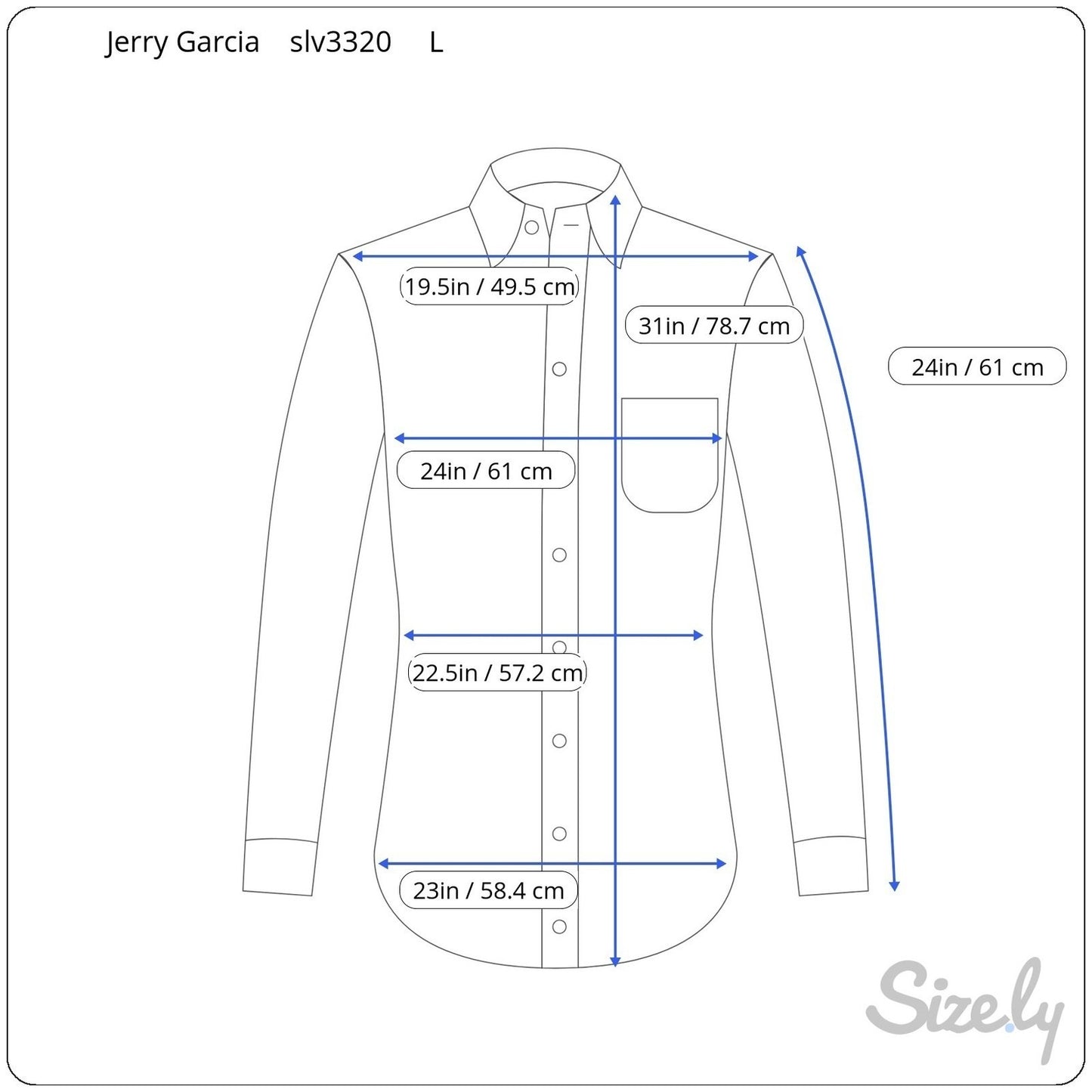 Jerry Garcia Mens L Grey Geometric Medallion Button Down Shirt Grateful Dead