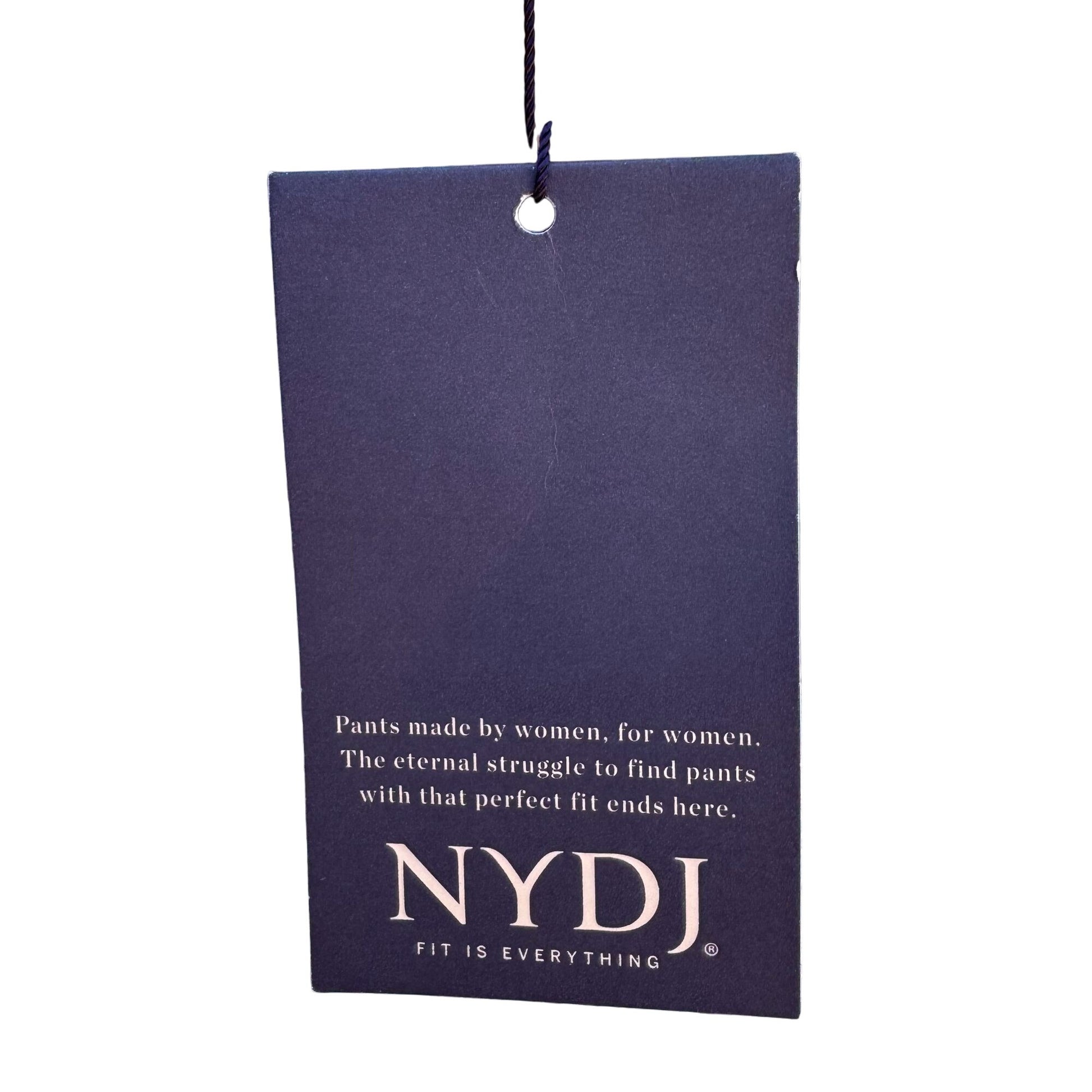 Not Your Daughters Jeans NYDJ Womens Lift Tuck Blue Preppy Geometric Pant New 14