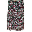 Switch Lucia Vintage Pleated Waist Full Floral Prairie Boho Cottage Midi Skirt - 14 2 image