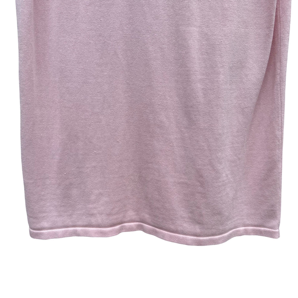 Terry Lewis Womens Vintage Pink Sleeveless Cowl Neck Top S Silk Cotton Blend