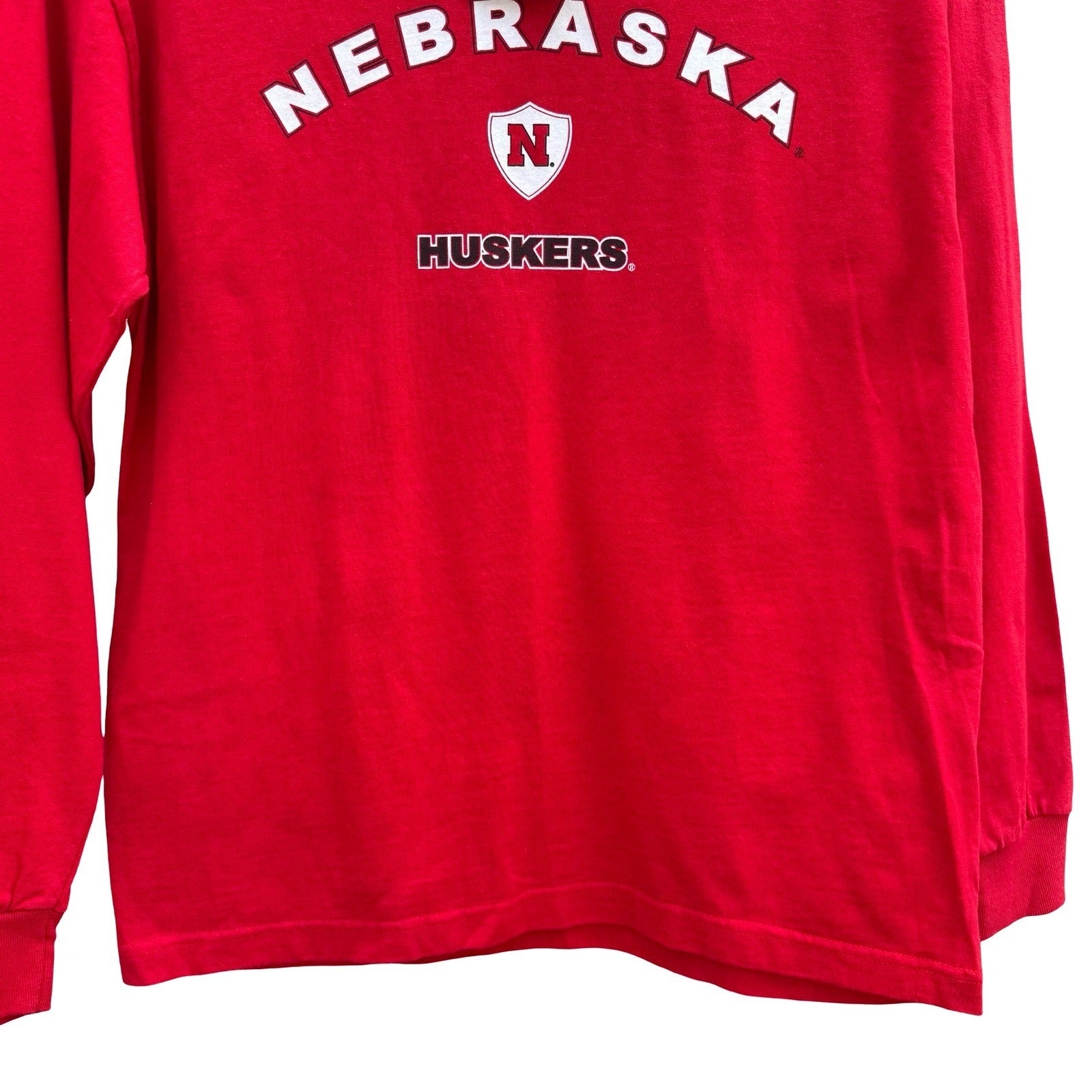 Nebraska Huskers Colosseum Youth XL Long Sleeve Red T-Shirt NWT NCAA Collegiate
