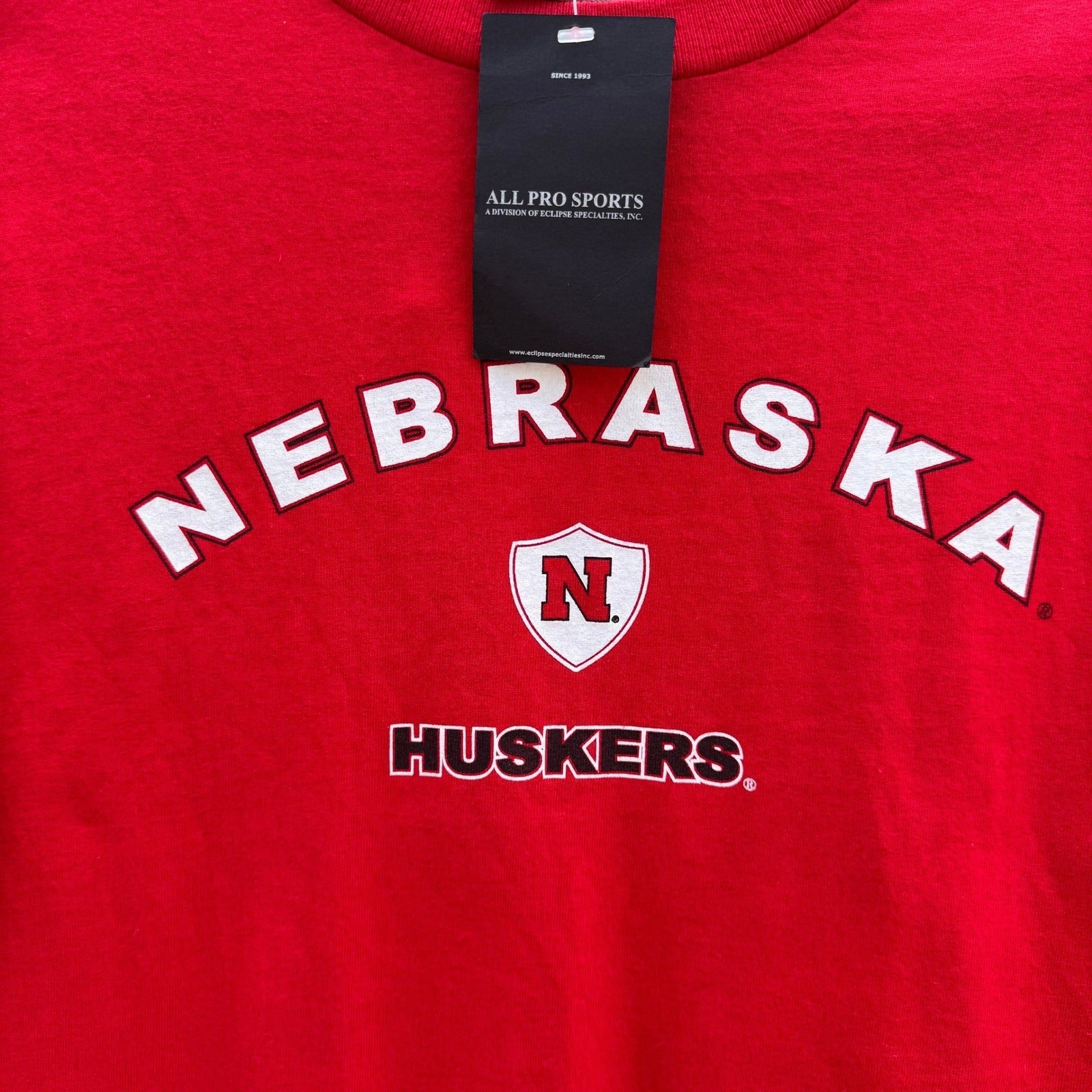Nebraska Huskers Colosseum Youth XL Long Sleeve Red T-Shirt NWT NCAA Collegiate