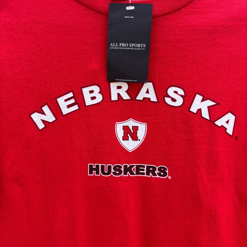 Nebraska Huskers Colosseum Youth XL Long Sleeve Red T-Shirt NWT NCAA Collegiate
