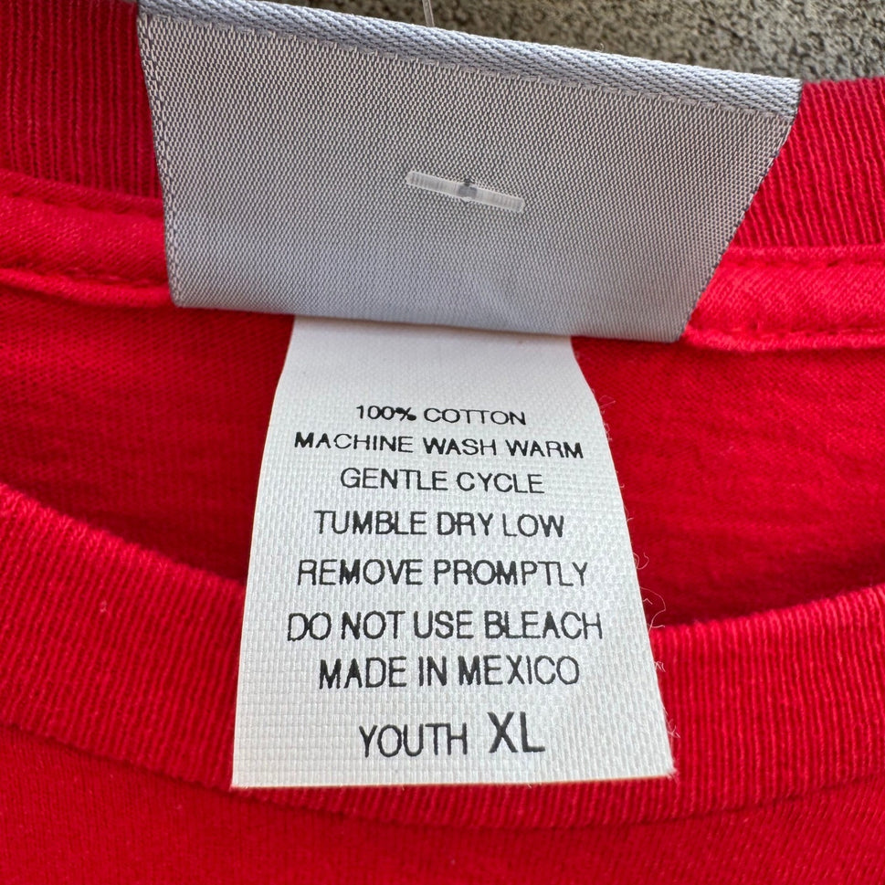 Nebraska Huskers Colosseum Youth XL Long Sleeve Red T-Shirt NWT NCAA Collegiate