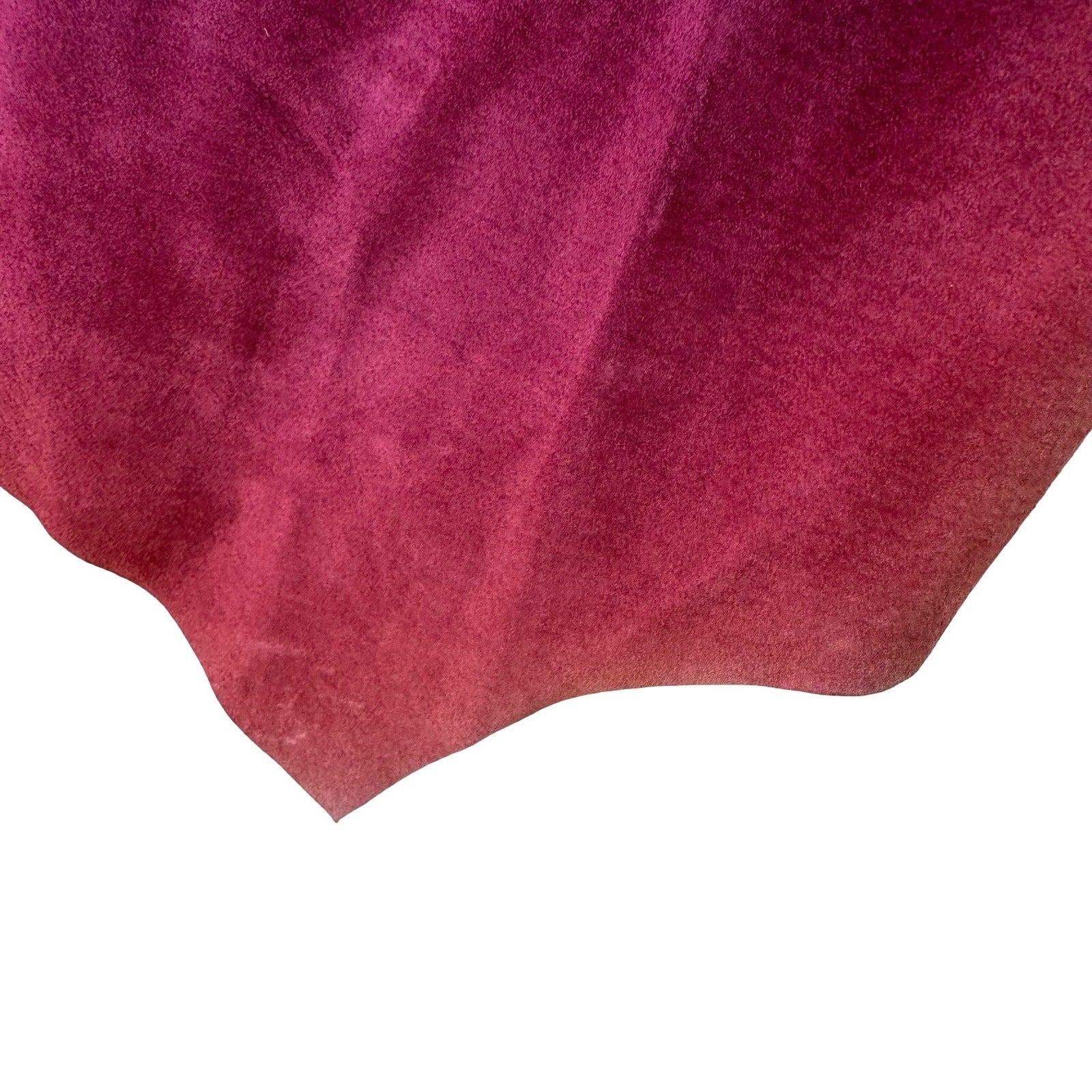 Nicole Miller Y2K Jewel Ombre Suede Leather Raw Edge Avant Garde Pencil Skirt 2