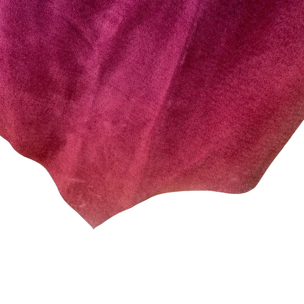 Nicole Miller Y2K Jewel Ombre Suede Leather Raw Edge Avant Garde Pencil Skirt 2