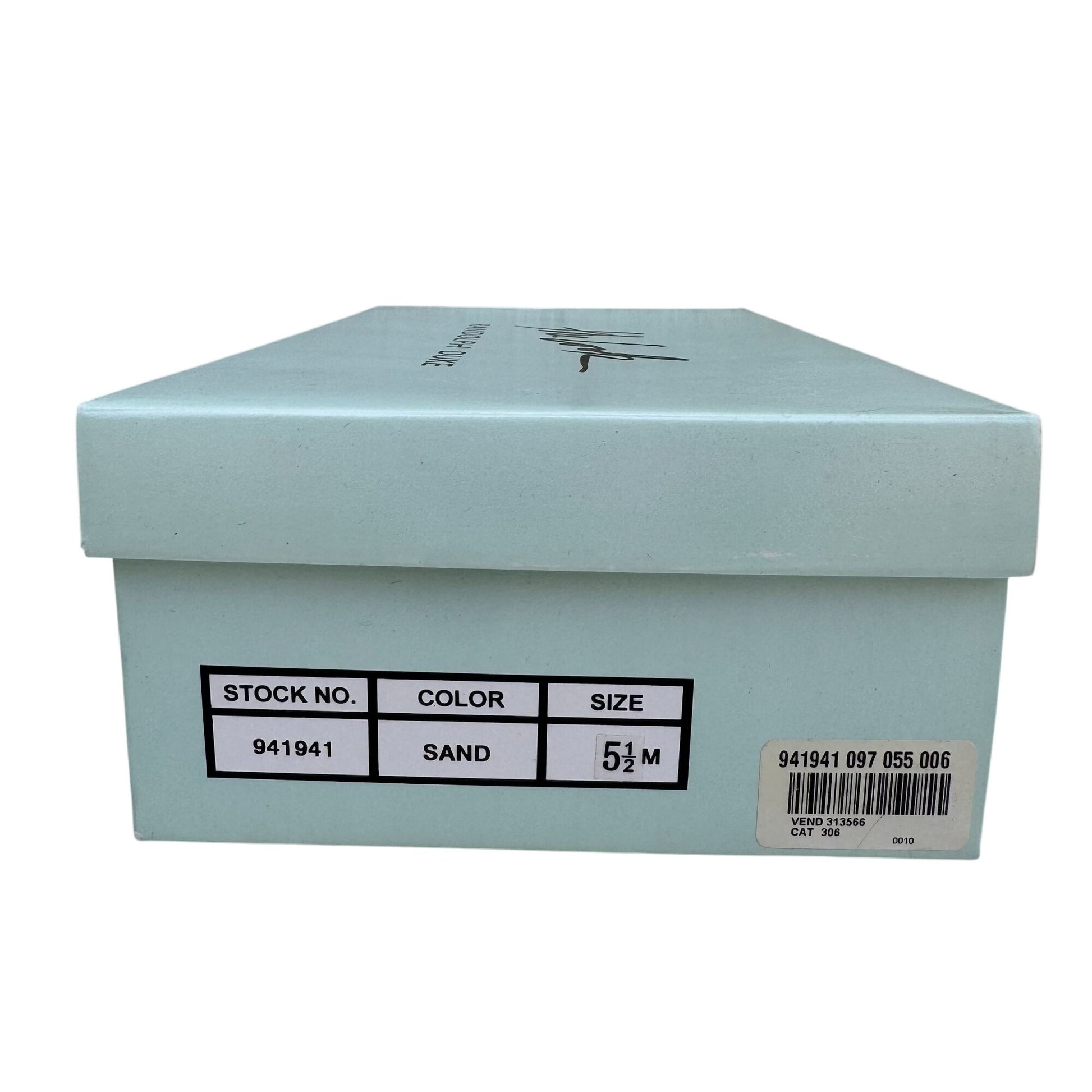 Randolph Duke The Look Leather Heeled Sandals Removable Clips 5.5M New With Box