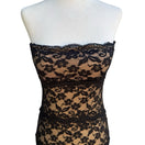 Switch Pretty Good Coquette Whimsigoth Black Floral Lace Strapless Bodycon Mini Dress 3 image