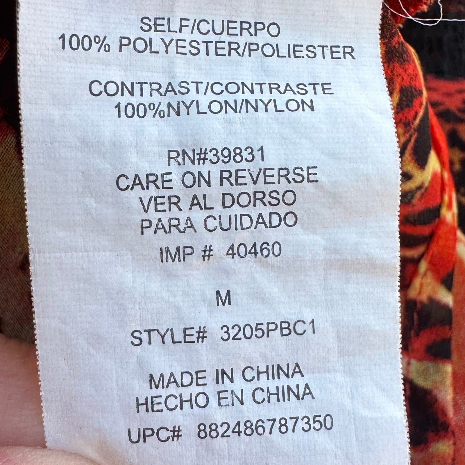 XOXO Y2K Red Animal Print Lace Tie Front Blouse M Snakeskin Leopard Maximalist