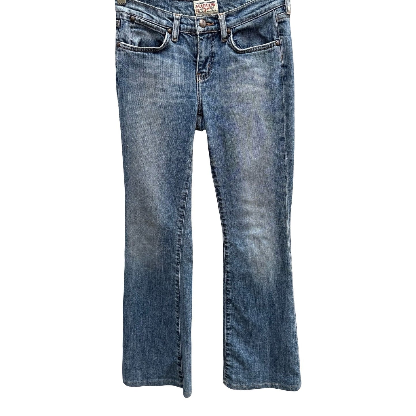 Harlow Jeans Vintage Y2K Indie Sleaze Low Rise Medium Wash Bootcut Jean Women 27