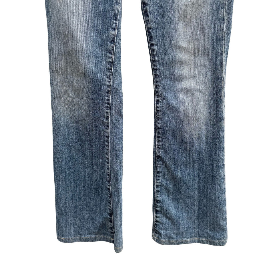 Harlow Jeans Vintage Y2K Indie Sleaze Low Rise Medium Wash Bootcut Jean Women 27