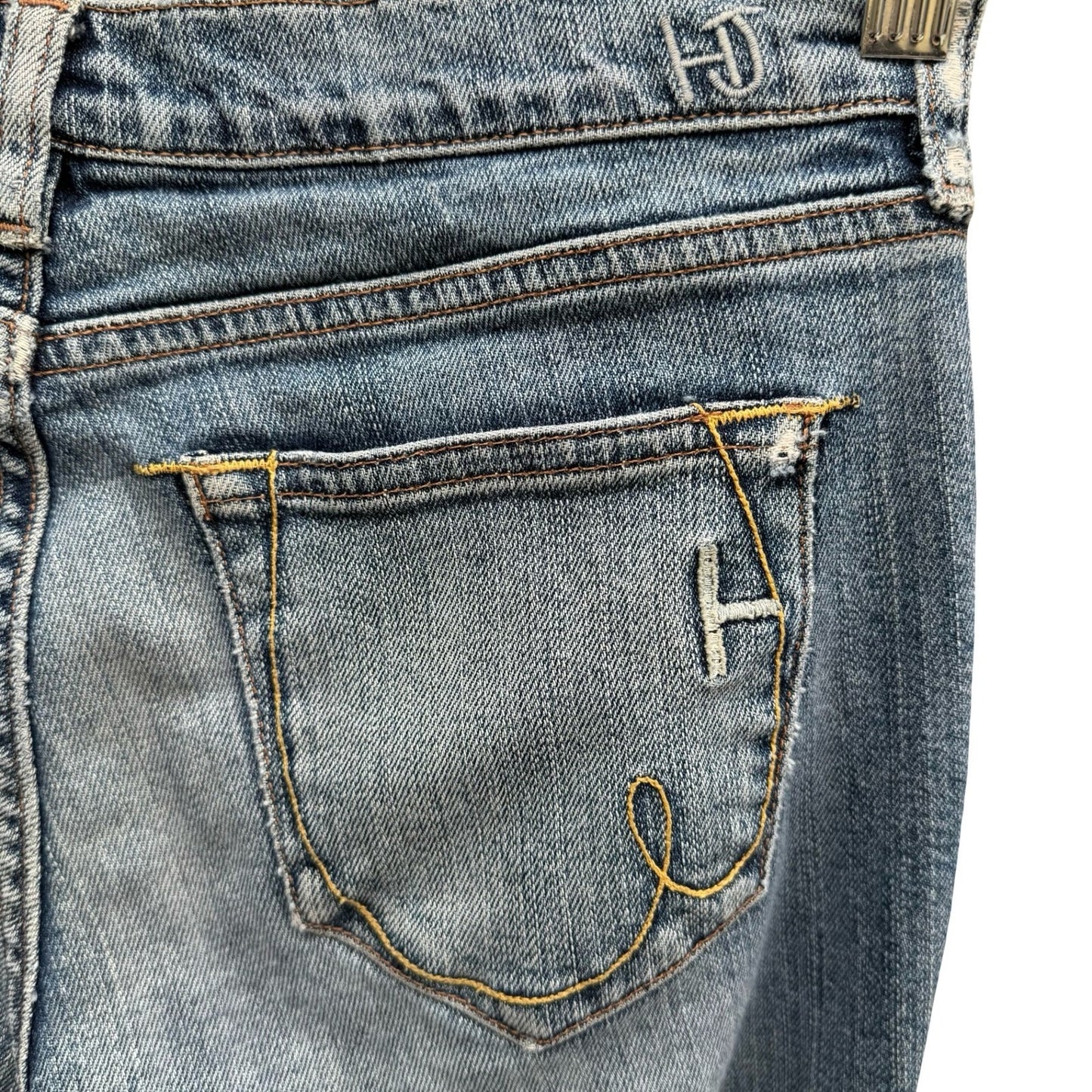 Harlow Jeans Vintage Y2K Indie Sleaze Low Rise Medium Wash Bootcut Jean Women 27