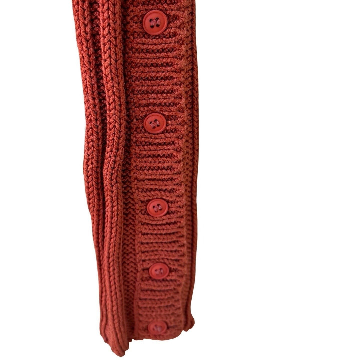 Filippa Y2K Silk Cotton Minimalist Ribbed Knit Button Sleeve Fisherman Sweater