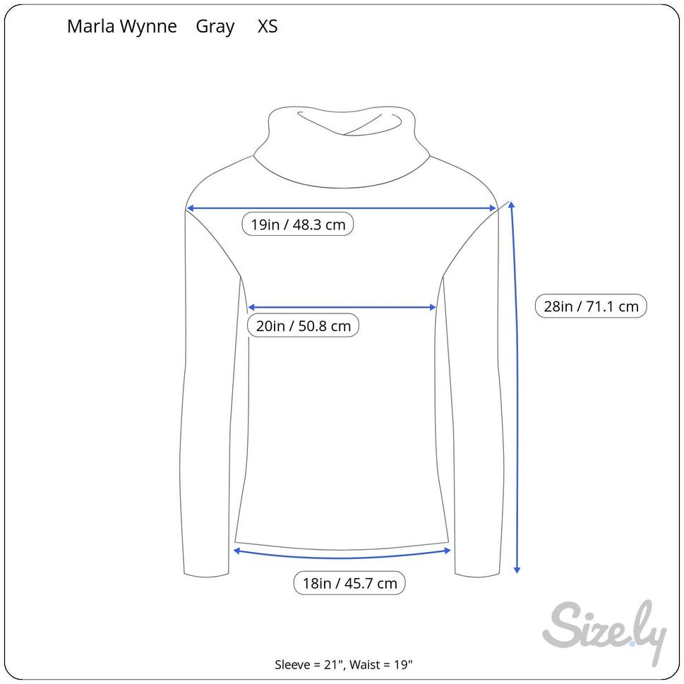 Marla Wynne Layers Swiss Cheese Holes Knit Sweater Cowl Neck XS Black Grey