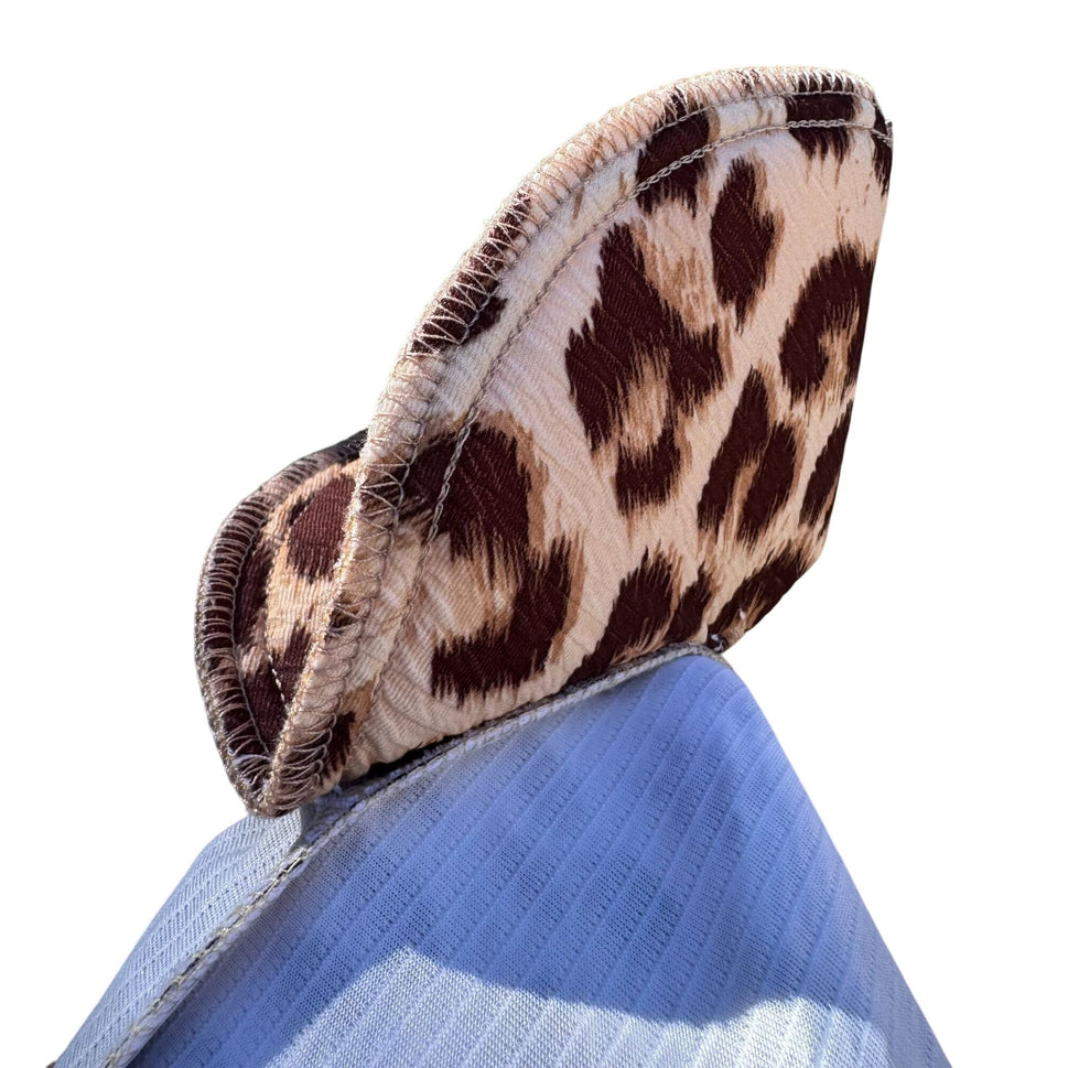 Toteables Susan Graver Vintage Leopard Print Womens Full Zip Long Sleeve Jacket