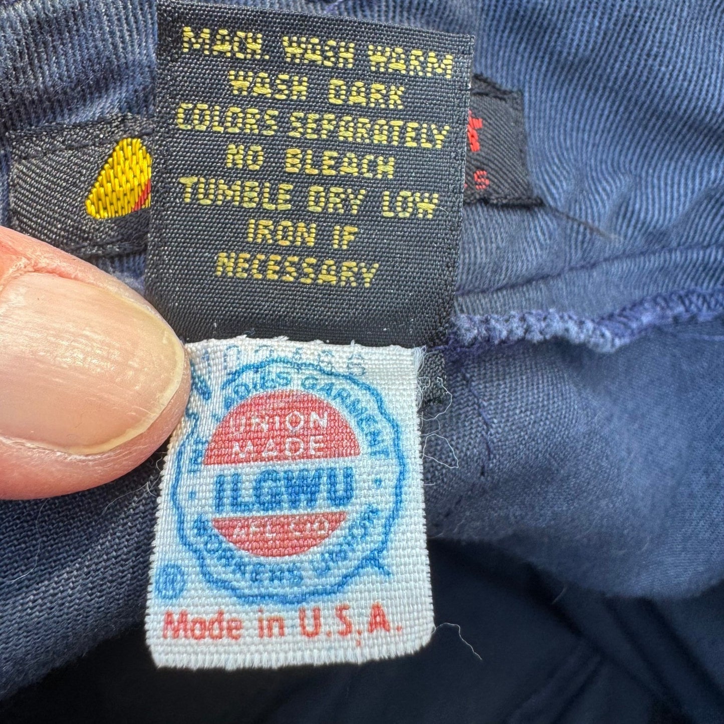 LizSport Vintage 80s Navy Blue V-Yoke Pleated Pencil Skirt Womens 2 Made in USA