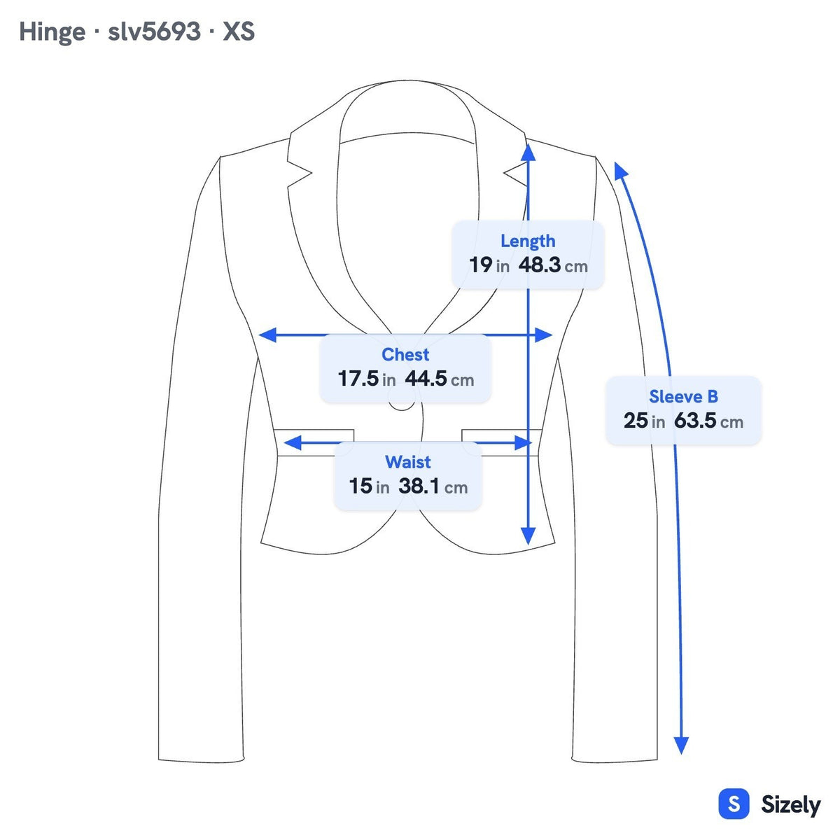 Hinge Dark Academia Preppy Minimalist Wool Blend Asymmetric Cropped Blazer XS