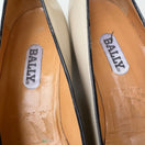 Switch Bally Vintage Italian Leather Minimalist Pointed Toe Flats Cream Womens 10.5 M 2 image